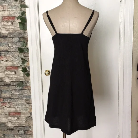 Cotton On Teagan Tie Front Black Mini Dress Sz XS - Picture 7 of 12